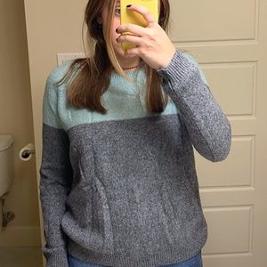 Grey and Blue Sweater